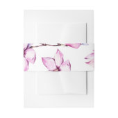 Bandeau De Faire-part Floral Magnolia (Devant example)