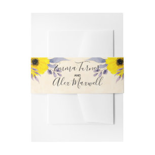 Bandeau De Faire-part Floral romantique   Faire-part de mariage Belly Ba