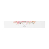 Bandeau De Faire-part Floral rose (Plat)