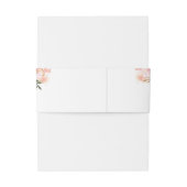 Bandeau De Faire-part Floral rose (Dos Example)