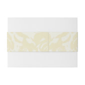 Bandeau De Faire-part Flores d'or (Dos exemple)