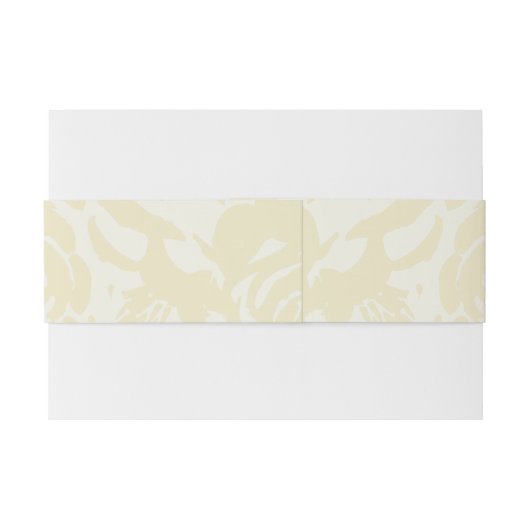 Bandeau De Faire-part Flores d'or (Dos exemple)