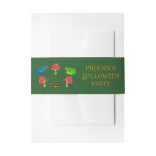 Bandeau De Faire-part Forêt empoisonnée Halloween personnalisé