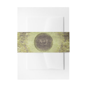 Bandeau De Faire-part Forêt enchantée Arbres rustiques Mariage des bois