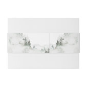 Bandeau De Faire-part Forêt Mariage Belly Band (Dos exemple)