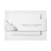 Bandeau De Faire-part Forêt Mariage Belly Band (Devant Example)