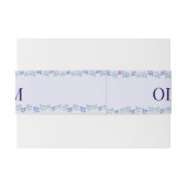 Bandeau De Faire-part Forever commence ici : un Mariage (Dos exemple)