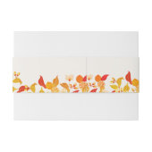 Bandeau De Faire-part Fraîcheur Citrus Foliage Mariage (Dos exemple)