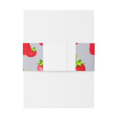 Bandeau De Faire-part Fraise (Dos Example)