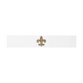 Bandeau De Faire-part French Fleur De Lis d'or (Plat)