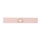 Bandeau De Faire-part French Rococo Rose Monogram Wedding (Plat)