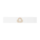 Bandeau De Faire-part French Rococo Rose Monogram Wedding (Plat)
