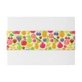 Bandeau De Faire-part Fruit (Dos exemple)