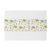 Bandeau De Faire-part Funky Drawn Tropical Destination Wedding (Dos exemple)