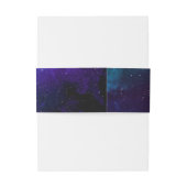 Bandeau De Faire-part Galaxy Space Wedding | Celestial Starry Night (Dos Example)