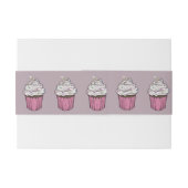 Bandeau De Faire-part Gâteau Cupcake de Proposition Sucrée (Dos exemple)