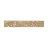 Bandeau De Faire-part Glam Golden Sparktery French Tulle Mariage (Plat)