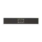 Bandeau De Faire-part Glamour Great Gatsby Gold Black Art Déco Mariage (Plat)