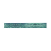Bandeau De Faire-part Glitzy Foil | Glam Seafoam Green Faux Iridescente (Plat)
