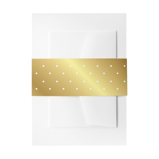 Bandeau De Faire-part Gold Belly Bands (Devant example)