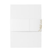 Bandeau De Faire-part Gold Dust & Outlines Mariage Wht/Gld ID835 (Dos Example)