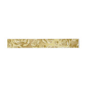 Bandeau De Faire-part Gold Floral Invitation Belly Band (Plat)