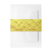 Bandeau De Faire-part Gold Foil élégant mariage blanc Personnaliser tend (Devant example)