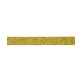 Bandeau De Faire-part Gold Parties scintillant Motif Belly Band (Plat)