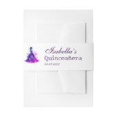 Bandeau De Faire-part Gothique Glam Quince (Devant example)