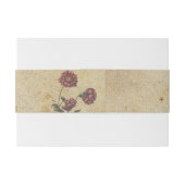 Bandeau De Faire-part Gothique Romance Mariage Belly Band - Dark & Elega (Dos exemple)