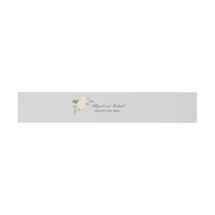 Bandeau De Faire-part Grande bande florale de ventre d'invitation