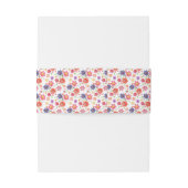 Bandeau De Faire-part Gras, Floral (Dos Example)