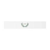 Bandeau De Faire-part Green Branches Initials  (Plat)