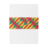 Bandeau De Faire-part GRENADA Mariage Monogramme Fête (Dos Example)