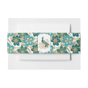 Bandeau De Faire-part Groupe Belly Invitation Peacock