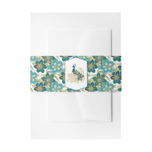 Bandeau De Faire-part Groupe Belly Invitation Peacock
