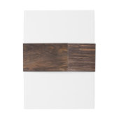 Bandeau De Faire-part Groupe Belly Invitation Wood (Dos Example)