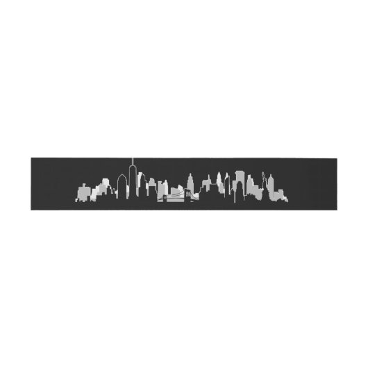 Bandeau De Faire-part Groupe Belly Skyline de New York (Plat)