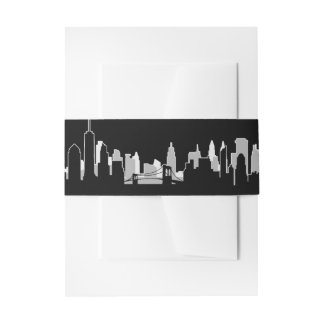 Bandeau De Faire-part Groupe Belly Skyline de New York
