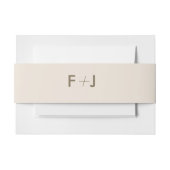 Bandeau De Faire-part Groupe de Faire-part de mariage moderne | Neutre (Devant Example)