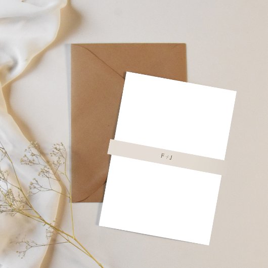 Bandeau De Faire-part Groupe de Faire-part de mariage moderne | Neutre