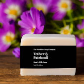 Bandeau De Faire-part Groupe de ventre Black Soap moderne