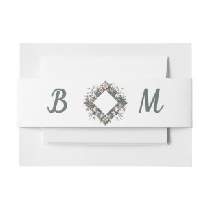 Bandeau De Faire-part Groupe de vigne florale