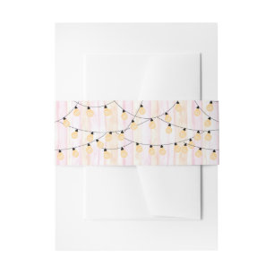 Bandeau De Faire-part Guirlande Lumineuse