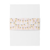 Bandeau De Faire-part Guirlande lumineuse (Dos Example)