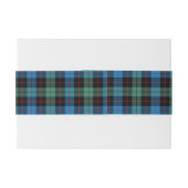 Bandeau De Faire-part Guthrie Scottish Tartan Belly Band (Dos exemple)