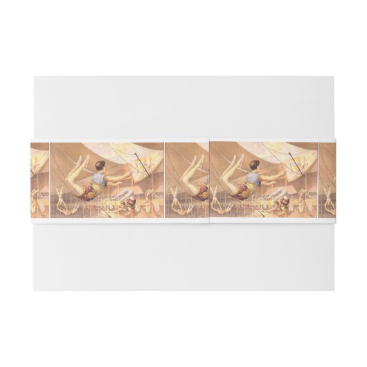 Bandeau De Faire-part Gymnastique SUPÉRIEURE toute dans une (Dos exemple)