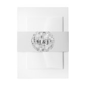 Bandeau De Faire-part Halloween Retro Disco Spiders & Disco Ball Mariage (Devant example)