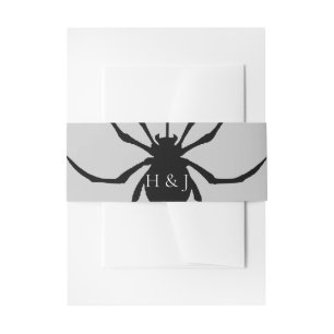 Bandeau De Faire-part Halloween Retro Disco Spiders & Disco Ball Mariage