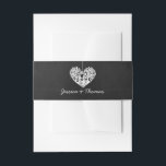 Bandeau De Faire-part Hanging Heart Tree Chalkboard Mariage Collection<br><div class="desc">Ces bandes de ventre faire-part de mariage ont un arbre suspendu romantique, et bientôt être mari et femme, qui est sculpté en forme de coeur. L'arrière - plan de l'effet Chalkboard rend ces groupes de ventre d'invitation parfait pour tout couple planifiant un mariage moderne chic. Ces groupes de ventre d'invitation...</div>